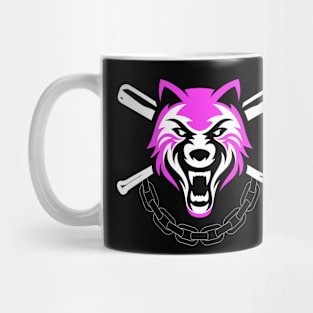 Wolf sport and fitness lovely blend drawing cute cool colorful Mug